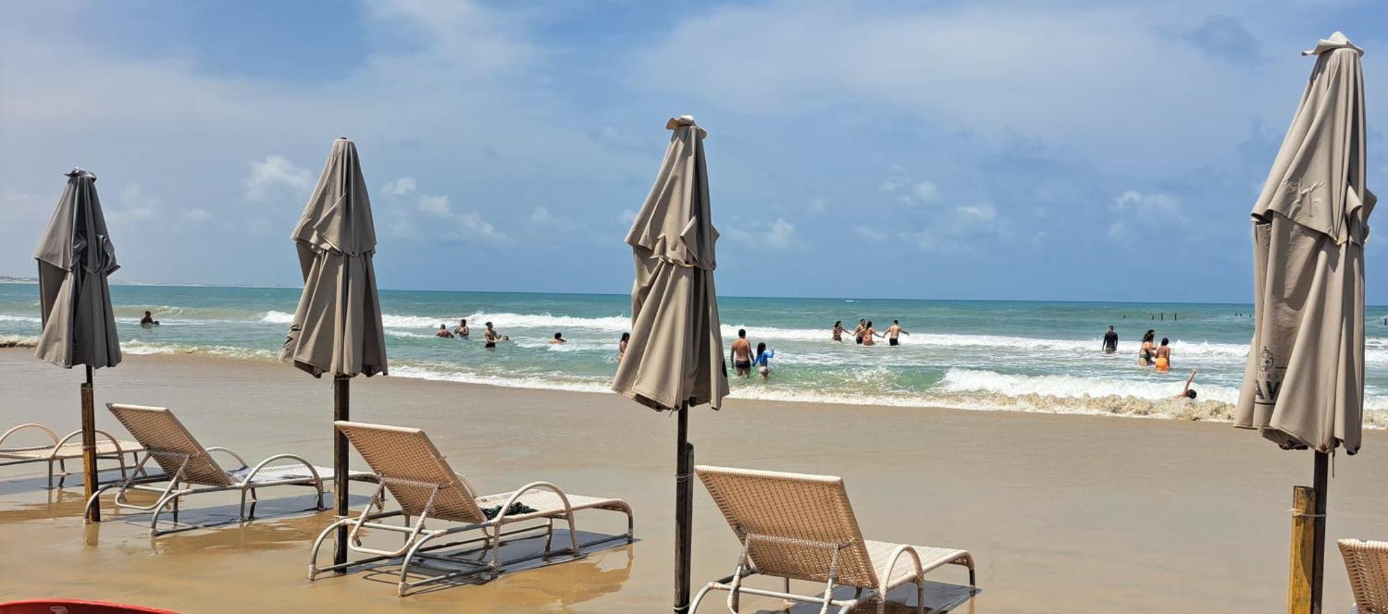 Apartamento Inteiro A 100 Metros Da Praia Fortaleza  Exteriör bild